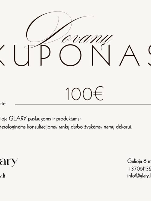 Dovanų kuponas - 100 eur Dovanų kuponas 100 EUR