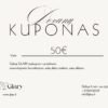 Dovanų kuponas 50 EUR