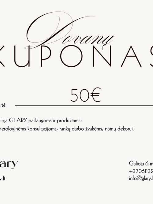 Dovanų kuponas - 50 Dovanų kuponas 50 EUR