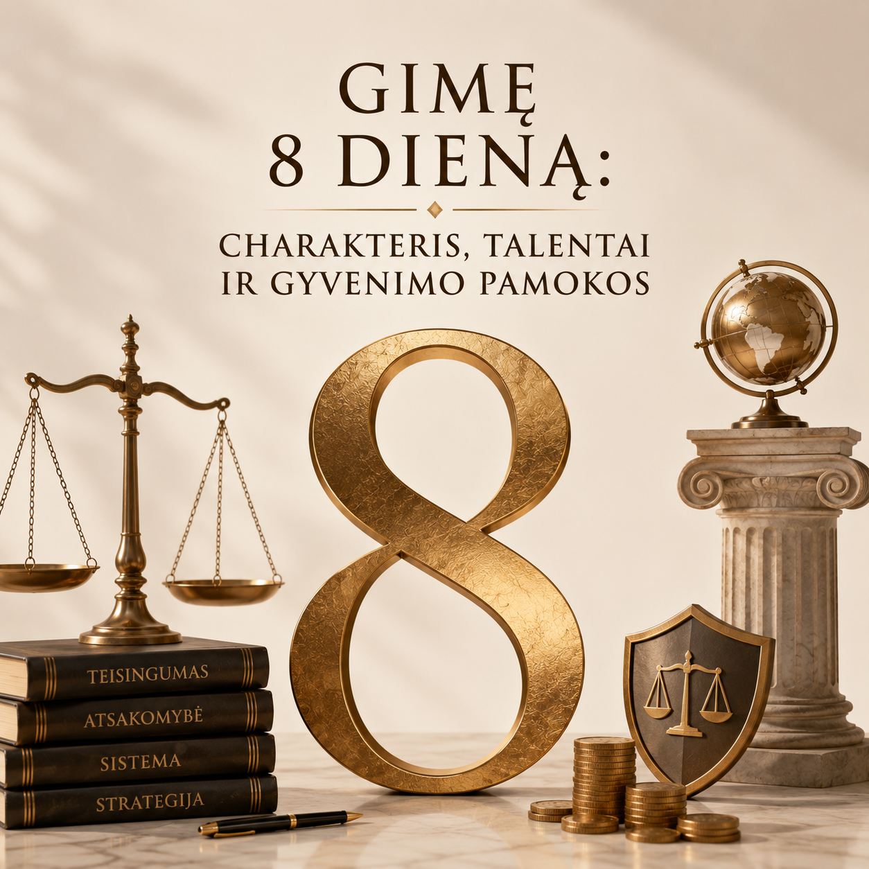 Gimę 8 dieną: charakteris, talentai ir gyvenimo pamokos