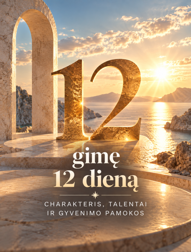 Gimę 12 dieną: charakteris, talentai ir gyvenimo pamokos